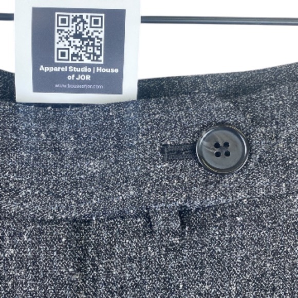 JONES NEW YORK SIGNATURE black white thread tweed like fabric // Wms 12 - Picture 4 of 9